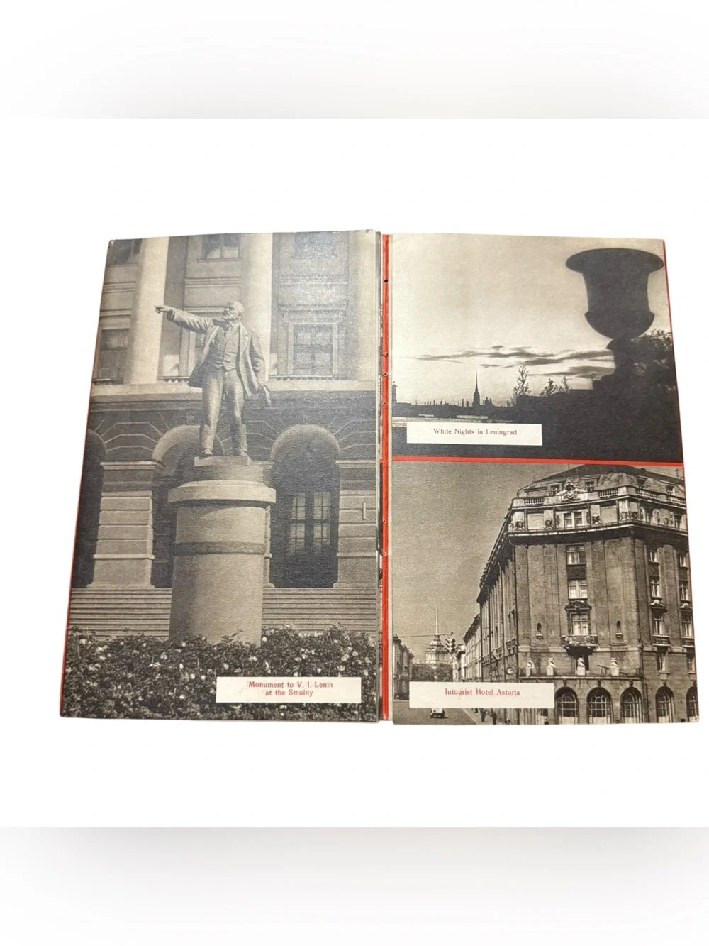 Leningrad Travel Photobook Photo Soviet USSR Russia Russian Vintage